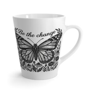 Be the Change Butterfly Latte Mug
