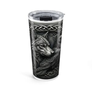 Celtic Wolf Tumbler