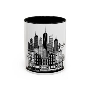 city skyline mug