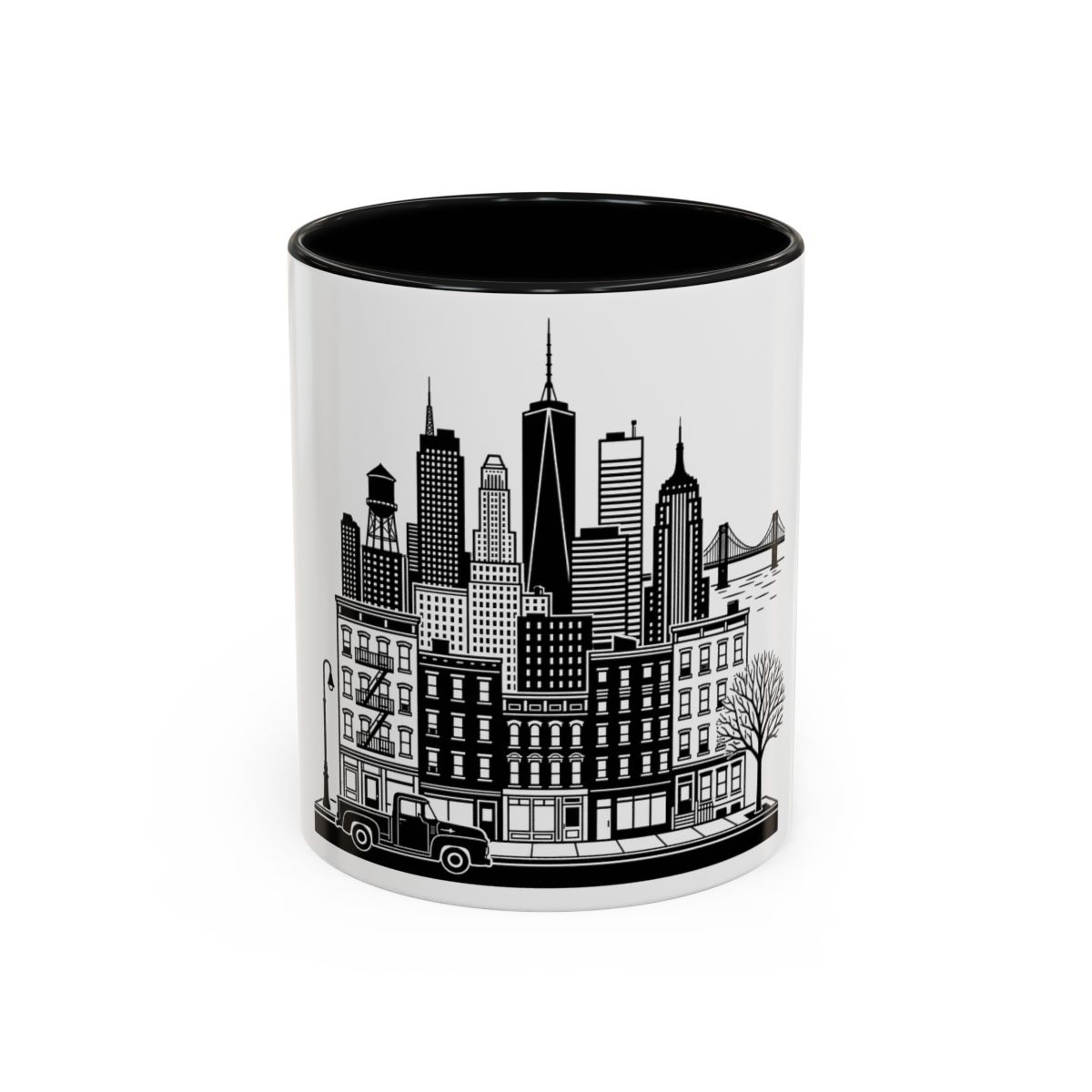 city skyline mug